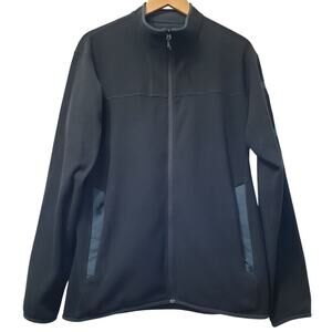 ARC'TERYX Polartec Micro-Fleece Jacket Lightweight Men's Size Large Black Green